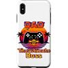 Forofo 100 Custodia per iPhone XS Max Uomo Retro Vintage Gaming Papà Video Gamer Festa del Papà