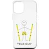 Whyitsme Design Custodia per iPhone 12/12 Pro Funny Mens Tele Sci, Ragazzi Telemark sciatore