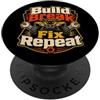 Funny Side By Side UTV Riding Gifts ATV Quad Meccanico Off Road Riparazione Rider Garage PopSockets PopGrip Adesivo