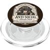 Goth Book Club Apparel Book Club Reading Amante Bookworm Biblioteca introversa PopSockets PopGrip per MagSafe