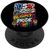 LGBT Pride U.S.A. 250th Anniversary by N USA 250° Anniversario LGBT Stars & Stripes Pride PopSockets PopGrip Adesivo