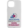 Insightful School Psychology Vibes Graph Custodia per iPhone 15 School Psychologist Data Driven Empathy Led Behavioral Brain