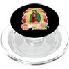 La Guadalupana Patrona Santa María de Gu Our Lady Virgen De Guadalupe Saint Virgin Mary Roses Flowers PopSockets PopGrip per MagSafe