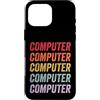 Computer Apparel Custodia per iPhone 16 Pro Max Computer