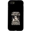 Student College Cat Humor Group Projects Custodia per iPhone SE (2020) / 7/8 Gruppo Progetti Esperienza Traumatica Umorismo gatto