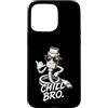 Gamer Coole Sprüche Lustiges Fun Shirt C Custodia per iPhone 15 Pro Max Chill Bro Cooler USB-C Cavo Occhiali da Sole Scritta Gamer