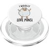 Punny Bone I Wooly Love Giochi di parole Divertenti Pun di pecora PopSockets PopGrip per MagSafe