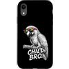 Gamer Coole Sprüche Lustiges Fun Shirt C Custodia per iPhone XR Chill Bro Cooler pappagallo occhiali da sole con scritta divertente giocatore