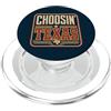 Vintage Western Cowgirl Choosing Texas Scegliere il Texas PopSockets PopGrip per MagSafe
