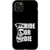 Brutusals Design Custodia per iPhone 11 Pro Max Pedala o muori in bici in discesa