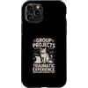 Student College Cat Humor Group Projects Custodia per iPhone 11 Pro Gruppo Progetti Esperienza Traumatica Umorismo gatto
