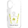 Whyitsme Design Custodia per iPhone 17 Funny Mens Tele Sci, Ragazzi Telemark sciatore