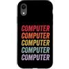 Computer Apparel Custodia per iPhone XR Computer