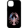 Red White Patriotic Crawfish Festive All Custodia per iPhone 14 Plus Rosso Bianco Patriottico Gamberi Design Luglio 4th 250 Anno