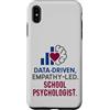 Insightful School Psychology Vibes Graph Custodia per iPhone XS Max School Psychologist Data Driven Empathy Led Behavioral Brain
