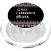 Luka Nice Naughty Christmas Name Funny Simpatico Birichino Natale Luka Maglione Brutto PopSockets PopGrip per MagSafe