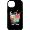 KAEDAM Gifts: Hobbies Custodia per iPhone 13 Paint and Sip - Decorazione artistica su tela, motivo: vino