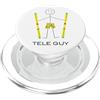 Whyitsme Design Funny Mens Tele Sci, Ragazzi Telemark sciatore PopSockets PopGrip per MagSafe