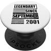 Lustige Geburtstagssprüche zum 25. 25° compleanno Leggendario dal settembre 2001 B-day PopSockets PopGrip Adesivo