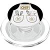 Baked Chef Grembiule da cuoco divertente carino costume da cucina PopSockets PopGrip per MagSafe