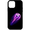 Retro Goal Wave Custodia per iPhone 12 mini Retrowave - Pallone da calcio retrò futuristico