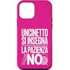 Insegnate Uncinetto Custodia per iPhone 12 mini Uncinetto Scritta Insegnante Simpatica