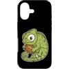 rugby chameleon mascot cute rugby oval b Custodia per iPhone 17 Rugby Camaleonte Con Palla