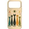 Retro Atomic Cosmic Cat Mid Century Custodia per iPhone 17 Pro Max Mystic Cats Celestial Eye Moon Feline
