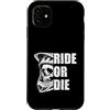 Brutusals Design Custodia per iPhone 11 Pedala o muori in bici in discesa