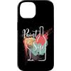 KAEDAM Gifts: Hobbies Custodia per iPhone 14 Paint and Sip - Decorazione artistica su tela, motivo: vino