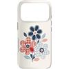 Bloom Meadow Studio Custodia per iPhone 17 Pro Cottagecore botanico floreale retrò a quadretti