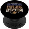 Astrologist Horoscope Reader Natal Chart Regalo lettore di grafico natale lettore astrologia astrologia PopSockets PopGrip Adesivo