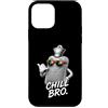 Gamer Coole Sprüche Lustiges Fun Shirt C Custodia per iPhone 12 mini Chill Bro Cooler - Bottiglia da letto con occhiali da sole, con scritta divertente