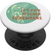 Whyitsme Design Umorismo dei pescatori, design della pesca PopSockets PopGrip Adesivo