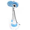 Ruilogod Turno Ventosa base del computer portatile PC Camera Webcam Blu Bianco w Mic