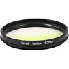 Ruilogod Ultra-Violet 52mm Graduato Giallo Giallo Protector per lenti per la foschia per DSLR