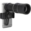 Kikumi Obiettivo per Telescopio Monoculare HD da Escursionismo 16X Obiettivo per Fotocamera Telescopio Monoculare Zoom Impermeabile Antiappannamento con Supporto per Telefono