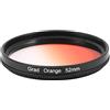 Ruilogod Ultra-Violet 52mm Graduato Filtro arancione Protezione 'obiettivo Protesta per la foschia per DSLR
