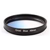 Ruilogod UV Ultra-Violot 49mm Laureato Blue Filter Lens Protector Protector Haze per SLR