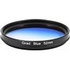Ruilogod UV Ultra-Violot 52mm Graduato Blue Filter Lens Les Protector foschia per SLR