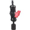 HDOYTXXM Morsetto in ferro, morsetto a testa sferica, 1/4 maschio a femmina, per telefono, supporto video, fotocamera, monitor, luce LED, microfoni auto, attrezzatura fotografica, adattatore