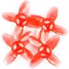HDOYTXXM Set di 4 eliche per droni interni, bordi in plastica, eliche di volo più silenziose, facile installazione per droni Tinyhawk
