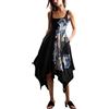 Desigual Orchid L Lacroix Dress, Nero, XL Donna