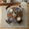 Tadi & Imperio1979 Duna - Tappeto premium in loop con effetto mélange, tappeto decorativo resistente per zone ad alto traffico, design nordico ed elegante, facile da pulire (beige-F, beige, 40 x 60 cm)