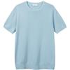 Diana Studio - T-Shirt in 100% Cotone Fresco Extra Ritorto, Uomo, Giallo, Taglia XXL