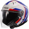 LS2 Casco OF603 INFINITY 2 FOCUS Blu Rosso LS2