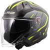 LS2 Casco OF603 INFINITY 2 Carbon URUS Giallo Nero Grigio LS2