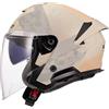 LS2 Casco OF618 VERSO 2 AQUA Ivory Opaco LS2