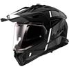 LS2 Casco MX702 PIONEER 2 HILL Nero Opaco Bianco LS2