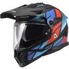 LS2 Casco MX702 PIONEER 2 BLOCK Blu Rosso LS2